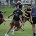 Army/Navy/Marines Football match in the Caribbean