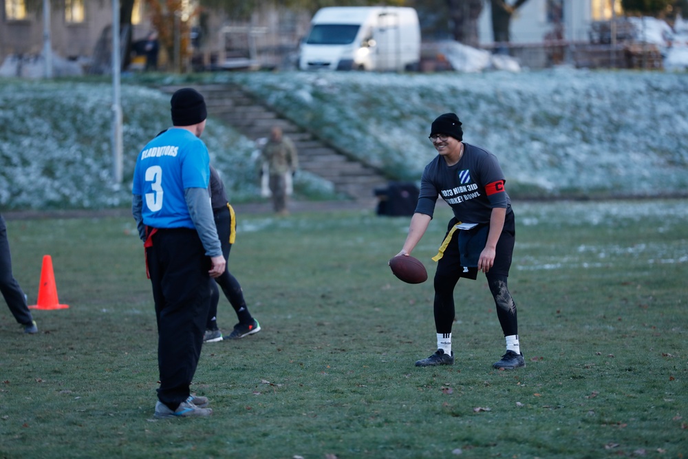 Dogface Soldiers compete overseas in Turkey Bowl