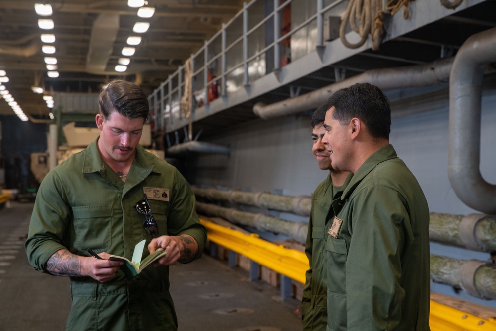 Marines, Navy Conduct Vehicle and Well Deck Ops Aboard Harpers Ferry