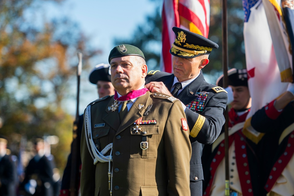 Chief of the General Staff of the Polish Armed Forces Full Honors Wreath-Laying Ceremony