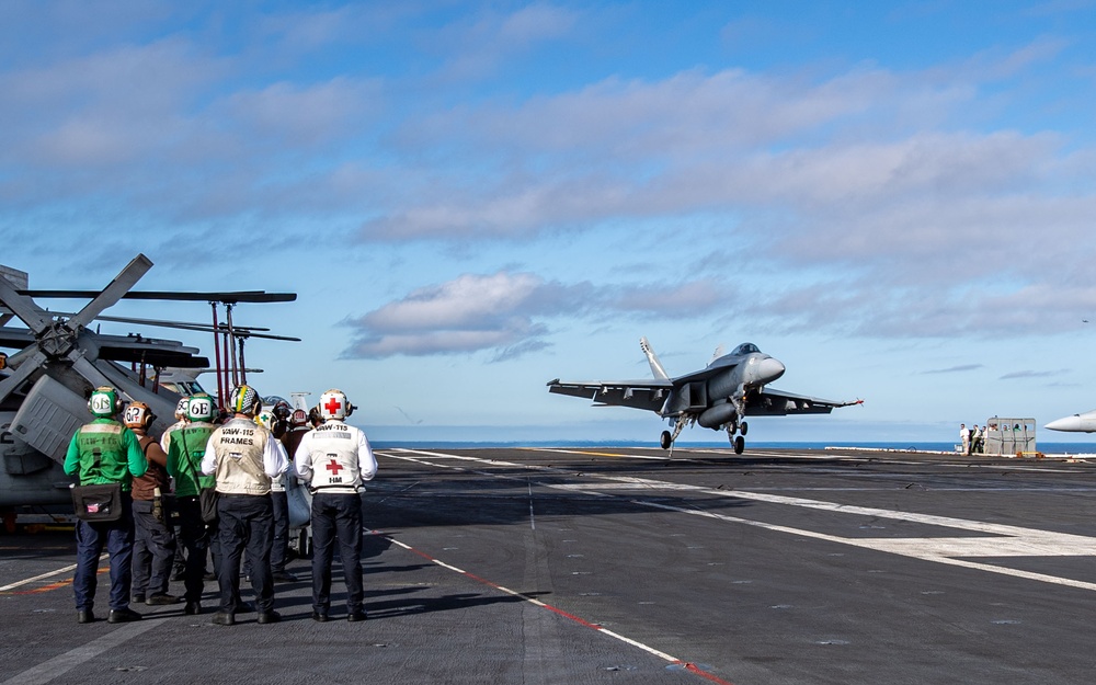 CVN 71 Fly Over