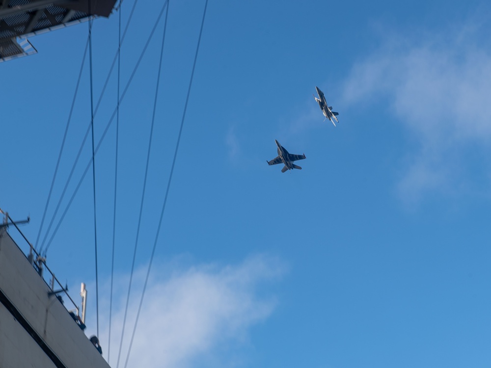 CVN 71 Fly Over