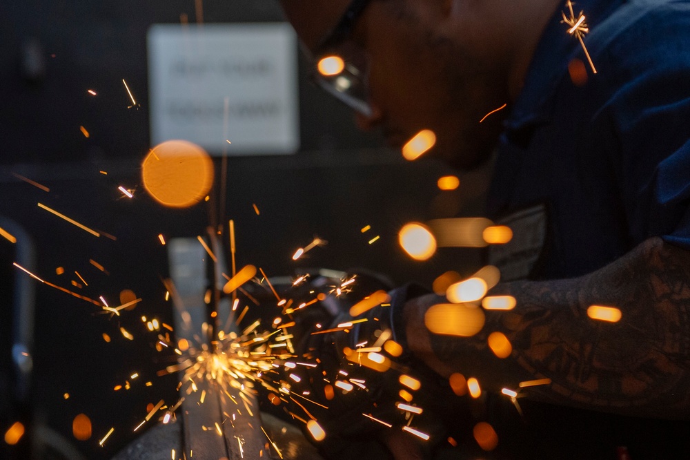 CVN 71 Welding Shop