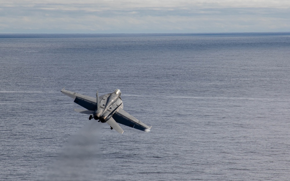 CVN 71 Fly Over