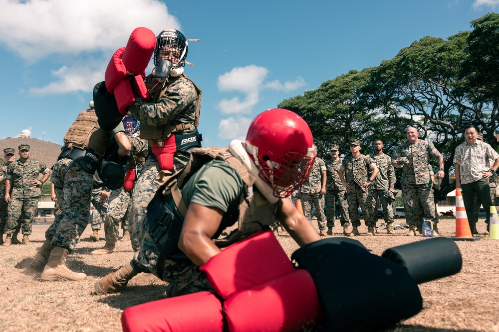 Tougher Than a Turkey: HQBN MCBH Hosts 1st Annual Turkey Bowl Competition