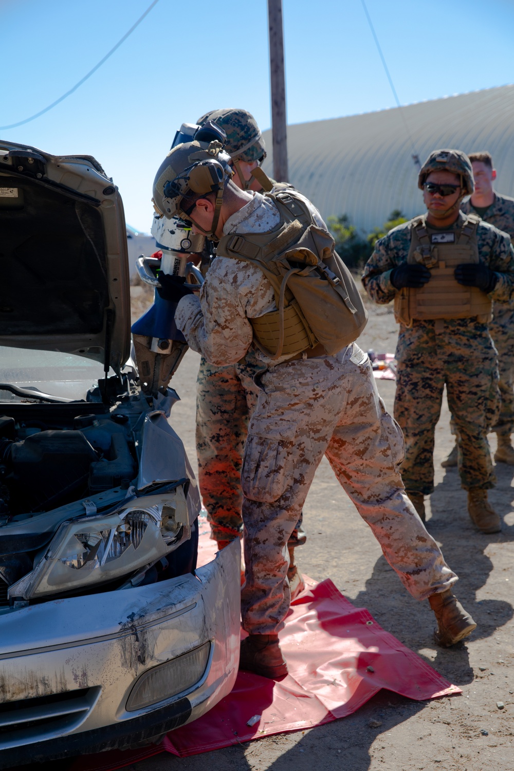 Division Marines participate in EOTG TRAP course