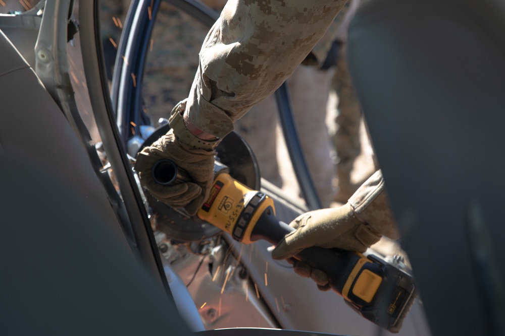 Division Marines participate in EOTG TRAP course