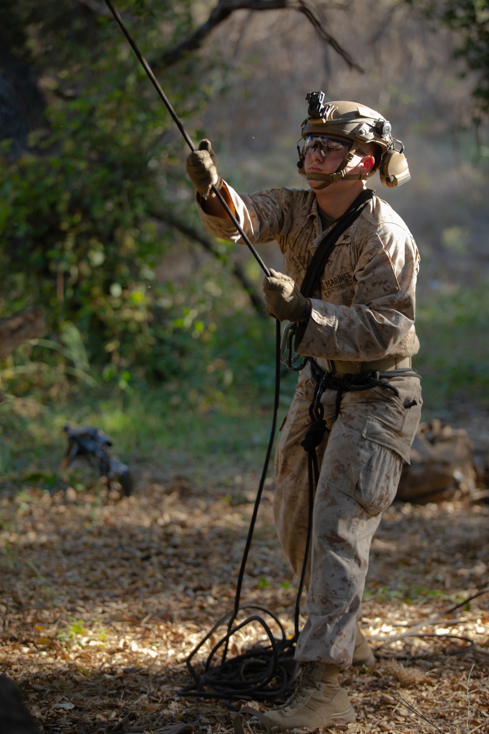 Division Marines participate in EOTG TRAP course