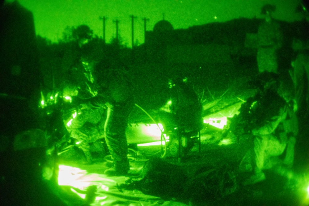 Division Marines participate in EOTG TRAP course