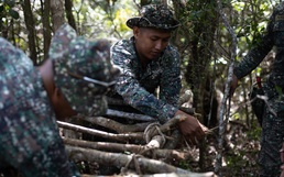 KAMANDAG 7| Philippine Marines and 3d LCT Jungle Shelter Training