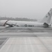 Navy deploys environmental containment booms around downed P-8A Poseidon