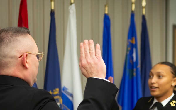 Navy Chief Counselor makes re-enlisting a family affair