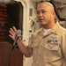 Senior Chief Retail Services Specialist Paul Mendoza Frocks to Master Chief