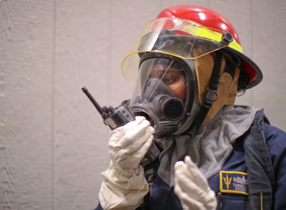 In-port Emergency Team Drill Aboard USS Tripoli