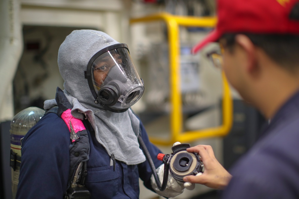 In-port Emergency Team Drill Aboard USS Tripoli