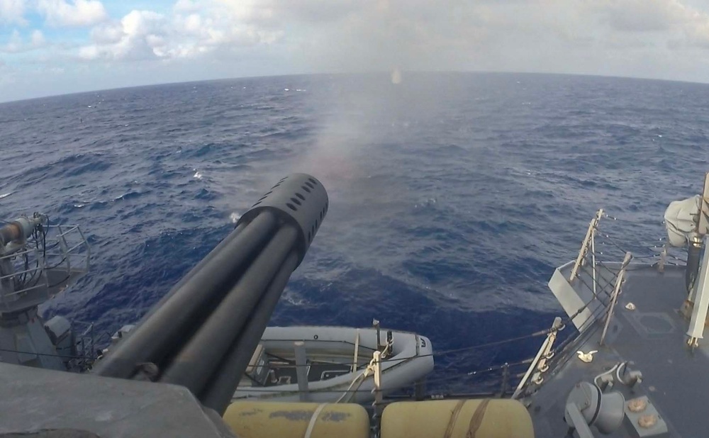 USS Dewey (DDG 105) Conducts Live-Fire Exercise with Close-In Weapons System