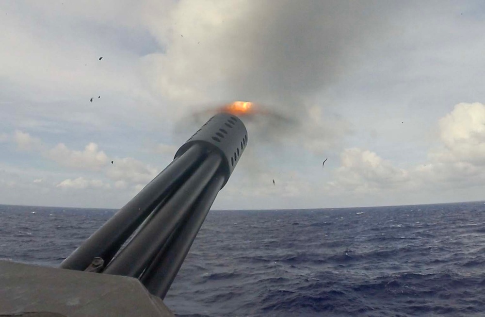 USS Dewey (DDG 105) Conducts Live-Fire Exercise with Close-In Weapons System