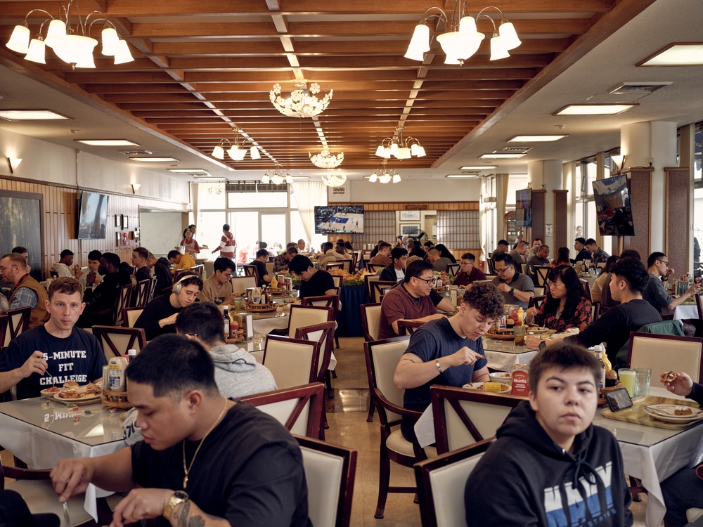 Thanksgiving at Commodore Matthew C. Perry General Mess