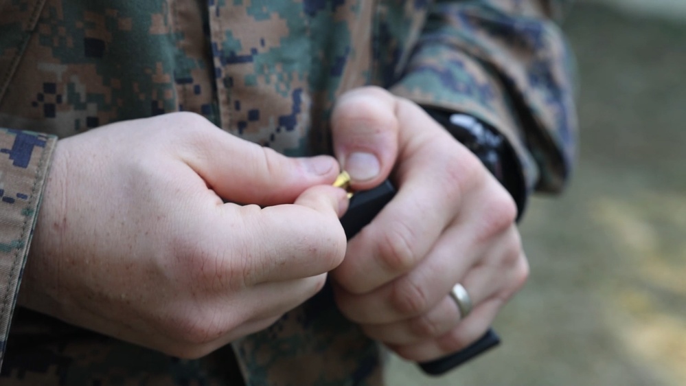 MRF-SEA Marines conduct Pistol Range