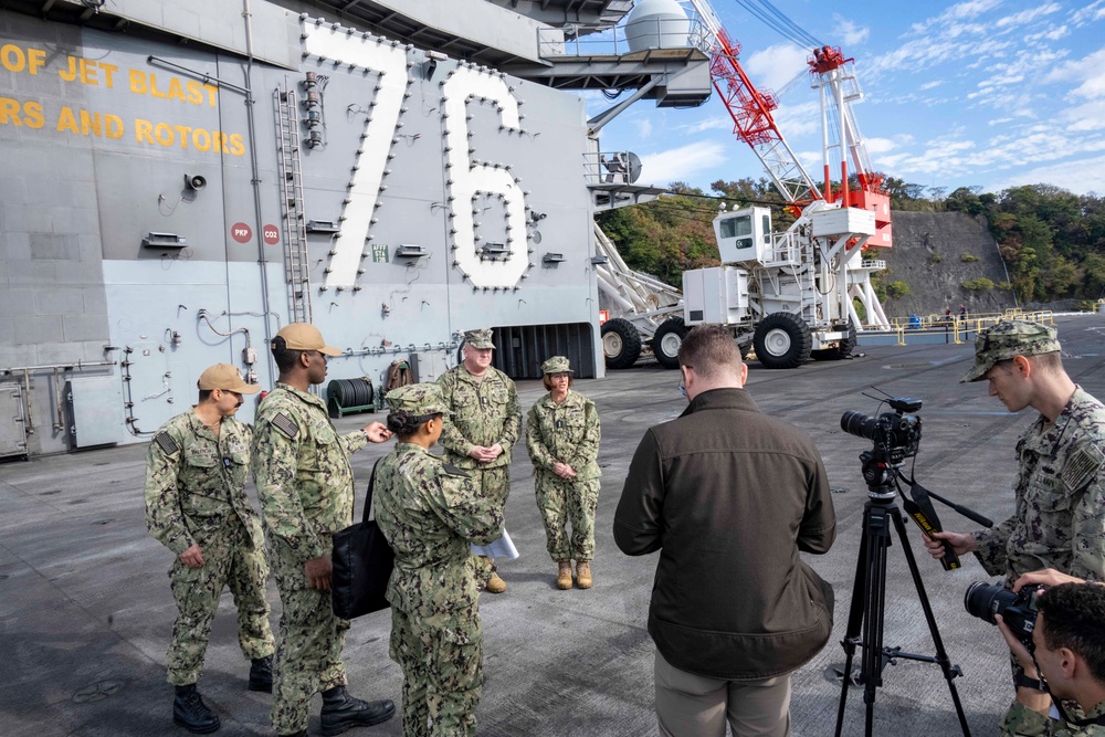 CNO and MCPON visit Japan