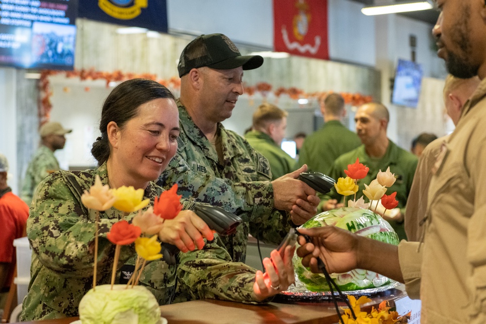 Camp Lemonnier Celebrates Thanksgiving with Food and Fun