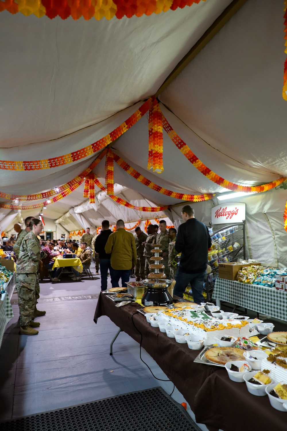 Sustainment Soldiers Celebrate Thanksgiving in Poland