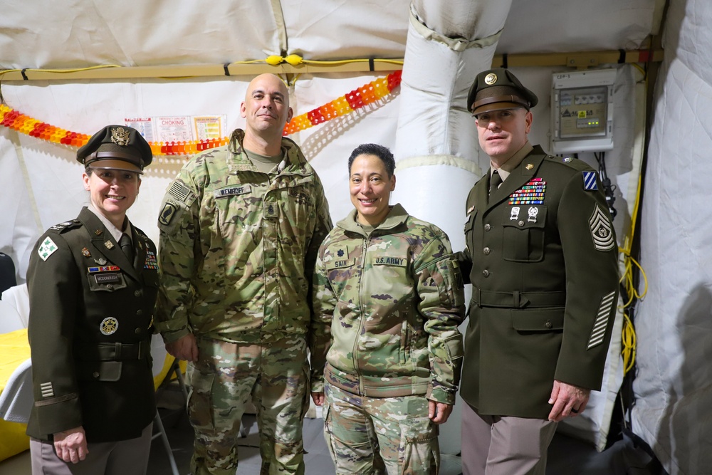 Sustainment Soldiers Celebrate Thanksgiving in Poland