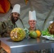 US Powidz Soldiers enjoy a Thanksgiving meal in Poland