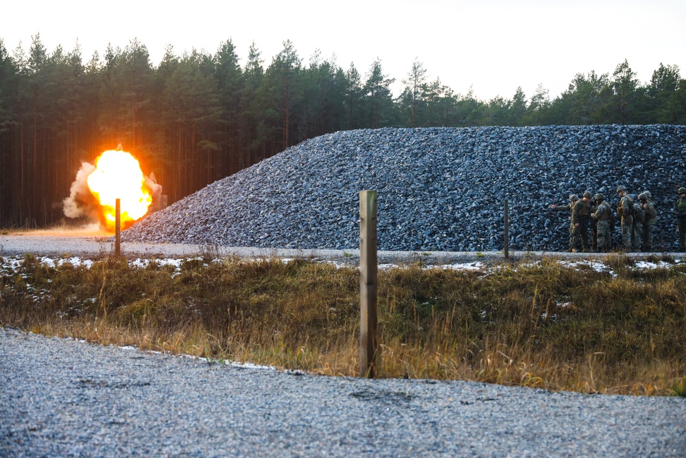 Combat Logistics Battalion 6 and Finnish Nylands Brigade Conduct Urban Demolition Ranges