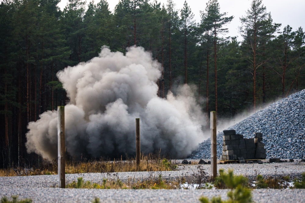 Combat Logistics Battalion 6 and Finnish Nylands Brigade Conduct Urban Demolition Ranges