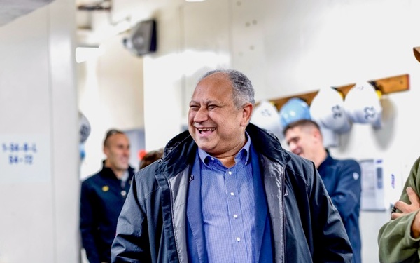 SECNAV and Betty Del Toro Give Thanks to Sailors and Their Families on Thanksgiving