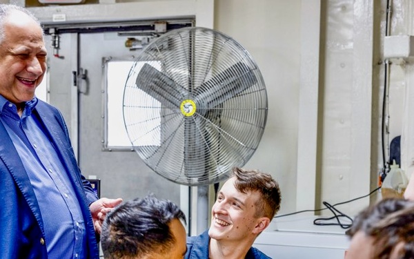 SECNAV and Betty Del Toro Give Thanks to Sailors and Their Families on Thanksgiving