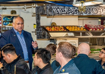 SECNAV and Betty Del Toro Give Thanks to Sailors and Their Families on Thanksgiving