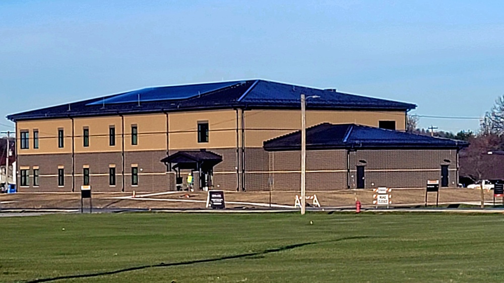 November 2023 construction operations of $11.96 million transient training brigade headquarters