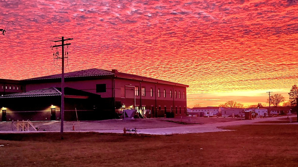 November 2023 construction operations of $11.96 million transient training brigade headquarters