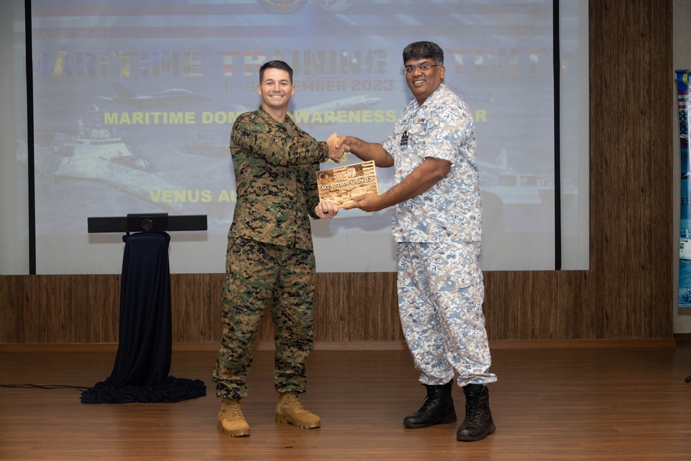 Marines participate in MTA Malaysia subject matter expert exchange.
