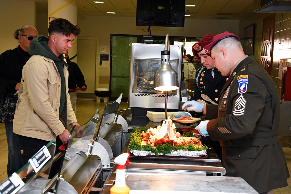 Thanksgiving 2023 at Caserma Del Din, Vicenza, Italy.