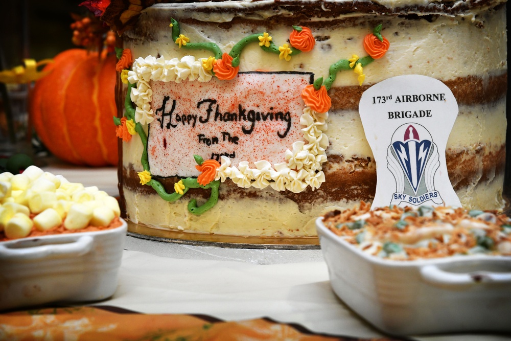 Thanksgiving 2023 at Caserma Del Din, Vicenza, Italy.