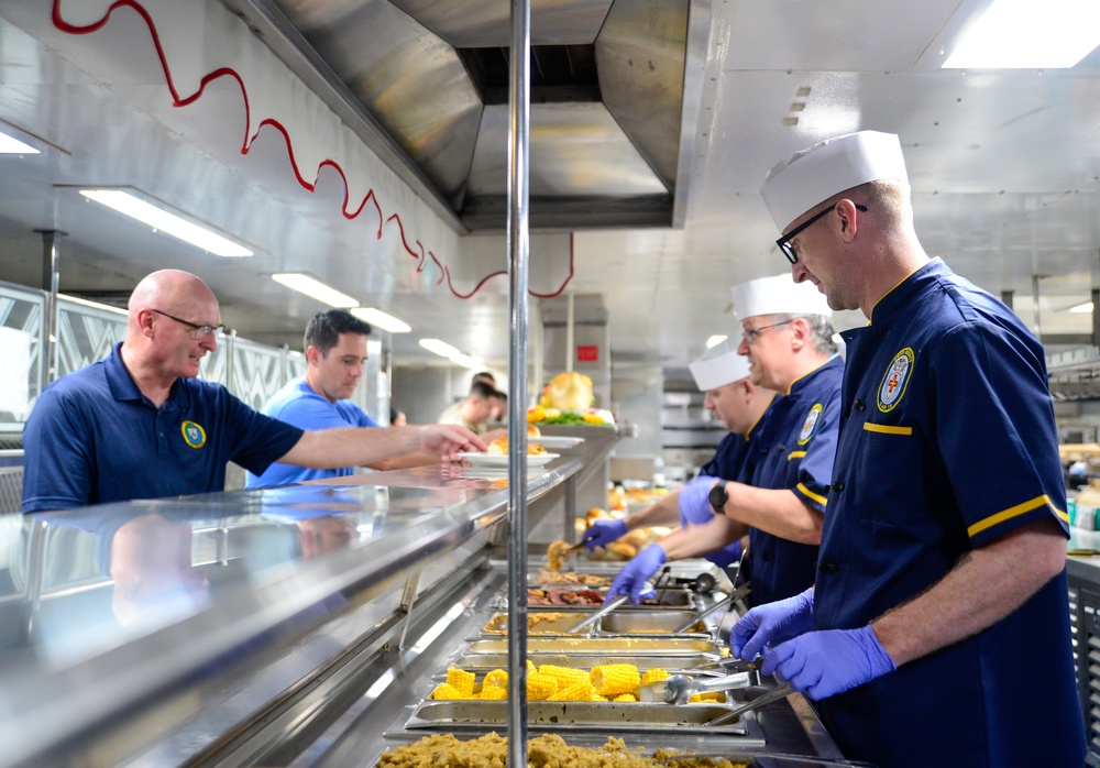 Pacific Partnership 2024-1: USNS Mercy Thanksgiving Dinner