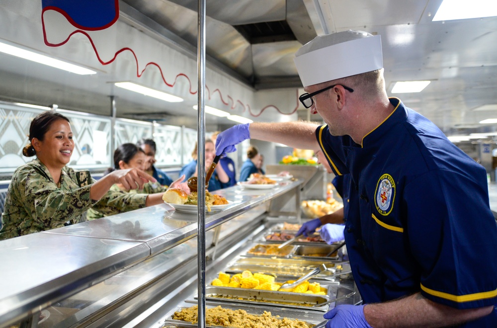 Pacific Partnership 2024-1: USNS Mercy Thanksgiving Dinner