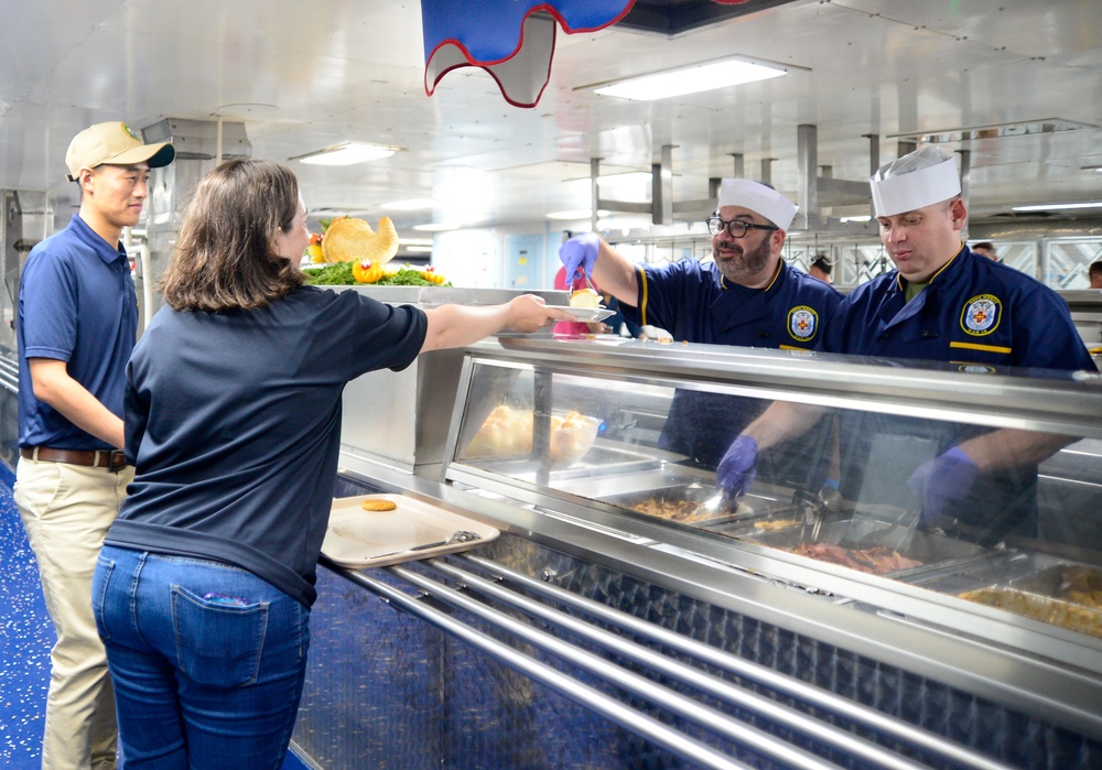Pacific Partnership 2024-1: USNS Mercy Thanksgiving Dinner