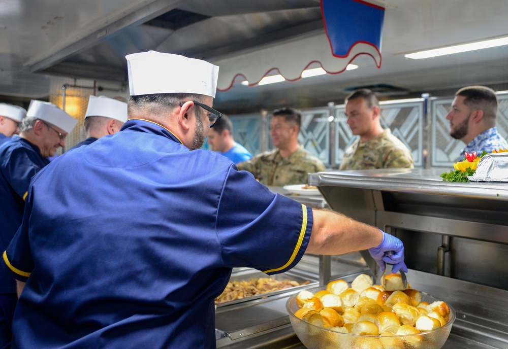 Pacific Partnership 2024-1: USNS Mercy Thanksgiving Dinner