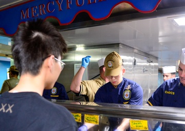Pacific Partnership 2024-1: USNS Mercy Thanksgiving Dinner