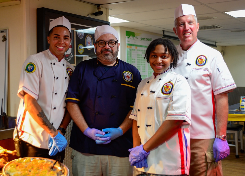 Pacific Partnership 2024-1: USNS Mercy Thanksgiving Dinner