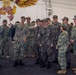 CNO, MCPON, ROK CNO Visit USS Carl Vinson (CVN 70)