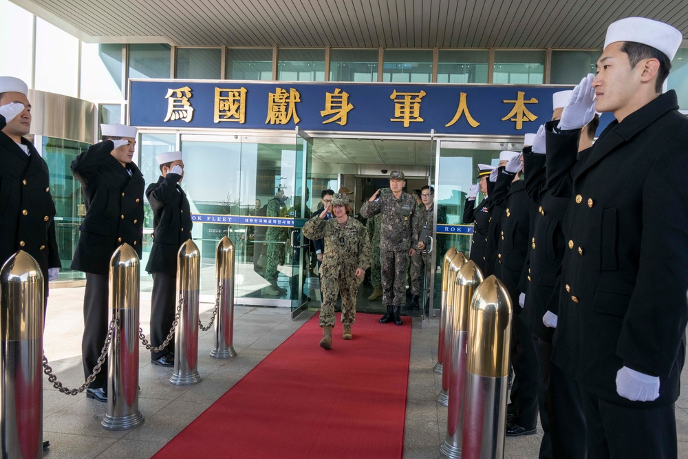 CNO and MCPON visit Republic of Korea