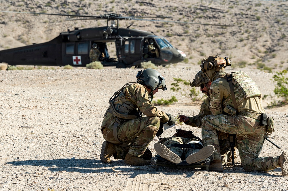 EOD Airmen train at Fort Irwin’s National Training Center