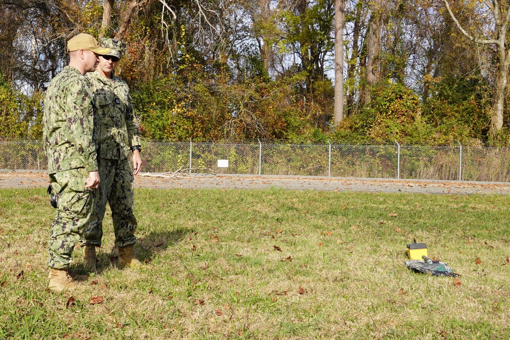 Explosive Ordnance Disposal Mobile Unit (EODMU) 12 conducts demonstration onboard Naval Weapons Station Yorktown