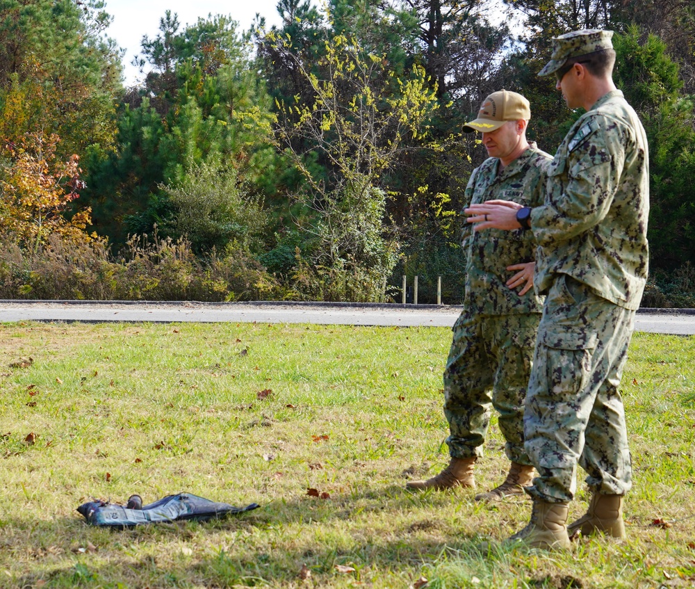 Explosive Ordnance Disposal Mobile Unit (EODMU) 12 conducts demonstration onboard Naval Weapons Station Yorktown