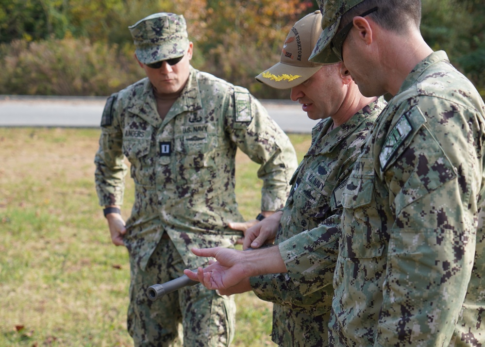 Explosive Ordnance Disposal Mobile Unit (EODMU) 12 conducts demonstration onboard Naval Weapons Station Yorktown